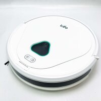 TRIFO Max robot vacuum cleaner 4000Pa, 120 min runtime, smart navigation, personalized cleaning, TIRVS AI obstacle avoidance, works with Alexa/Google Home, ventilation grille bent, already used and shows signs of wear