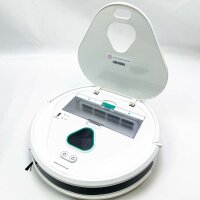 TRIFO Max robot vacuum cleaner 4000Pa, 120 min runtime, smart navigation, personalized cleaning, TIRVS AI obstacle avoidance, works with Alexa/Google Home, ventilation grille bent, already used and shows signs of wear