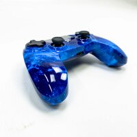 CHENGDAO Wireless Controller für PS4, RoyaBlue-Stil Hochleistungs-Doppel Vibrations Controller Kompatibel mit Playstation 4 /Pro/Slim/PC mit empfindlichem Touchpad, Audiofunktion, Mini-LED-Anzeige