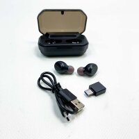 Bluetooth Kopfhörer in Ear Racokky Kopfhörer Kabellos mit 120 Stunden Spielzeit Bluetooth-Ohrhörer, Echte Bluetooth 5.0 TWS Kabellose Ohrhörer mit 3000mAh LCD Ladetasche und Mikrofon, IPX7 Wasserdicht