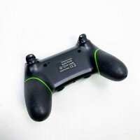 kstime wireless controller, 600mAh for ps4, ps3 Playstation 4/Pro/Slim/PC controller, touch panel, Bluetooth 5.0, headphone jack, gyroscope, dual vibration and audio functions green