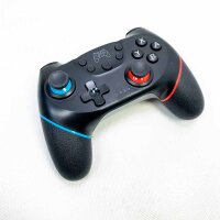 Chereeki Controller for Nintendo Switch, Wireless Gamepad Joystick for Switch with Dual Shock Vibration and Turbo Function Axis Gyroscope Gaming Controller, Blue & Red