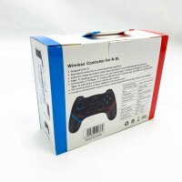 CHEREEKI Controller für Nintendo Switch, Wireless Gamepad Joystick für Switch mit Dual Shock Vibration und Turbo Funktion Achsen Gyroskop Gaming Controller, Blau&Rot