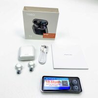 TOZO T6 Bluetooth Kopfhörer Kabellos In Ear Kopfhörer Touch Control mit Kabellosem Ladecase, IPX8 Wasserdicht Ohrhörer Bluetooth, Integriertem Mikrofon, Premium-Tiefbass Ohrhörer für Sport