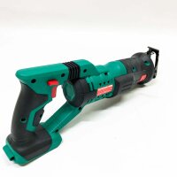 Saber saw, Hychika 18V cordless reciprosage with 2x2.0Ah batteries, with variable speed from 0 to 2800 RPM, 4 saw blades, quick charging device, LED light, ideal for cutting wood and metal