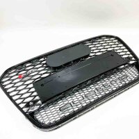 Haben grill, Qiilu RS6 Quattro-style hex mesh honeycomb grill, cooler grille front sport hex mesh honeycomb hood for A6 / S6 C7 12-14