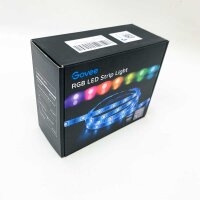 Govee Led Strip 5m, RGB LED stripes, color change LED band with IR remote control, for the lighting of house, party, kitchen 5m