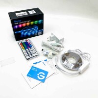 Govee LED Strip 5m, RGB LED Streifen, Farbwechsel LED Band mit IR Fernbedienung, für die Beleuchtung von Haus, Party, Küche 5M