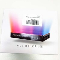 Aputure MC RGB LED-Kameraleuchte 3200-6500K, Kreatives Randlicht für Fotografie, Video & Filmemacher, Key-Light für Nahaufnahmen, Leichtgewicht für Reisen, Unterstützt App-Steuerung & Qi-Ladung