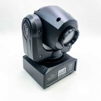 DMX-512 LED-Scheinwerfer, 25 W, DJ-Lichter, Bühnenbeleuchtung mit 8 GOBO 8 Farben und Sound-aktivierten Scheinwerfer für Disco-Partys, Hochzeiten, Kirche, Live-Show, KTV Club (schwarz-1 Stück)