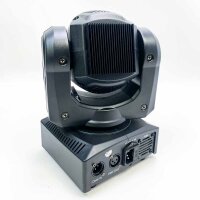 DMX-512 LED-Scheinwerfer, 25 W, DJ-Lichter, Bühnenbeleuchtung mit 8 GOBO 8 Farben und Sound-aktivierten Scheinwerfer für Disco-Partys, Hochzeiten, Kirche, Live-Show, KTV Club (schwarz-1 Stück)