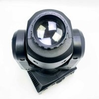 DMX-512 LED-Scheinwerfer, 25 W, DJ-Lichter, Bühnenbeleuchtung mit 8 GOBO 8 Farben und Sound-aktivierten Scheinwerfer für Disco-Partys, Hochzeiten, Kirche, Live-Show, KTV Club (schwarz-1 Stück)