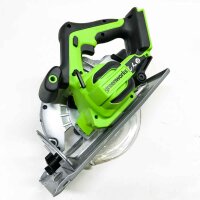 GreenWorks Tools 24 V 35 Nm Cordless drilling screwdriver and 185 mm battery circular saw (with brush engine, 2.2 AH lithium-battery, dual-slot sowing sheet, electric tool), driven by a battery