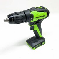 GreenWorks Tools 24 V 35 Nm Cordless drilling screwdriver and 185 mm battery circular saw (with brush engine, 2.2 AH lithium-battery, dual-slot sowing sheet, electric tool), driven by a battery