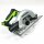 GreenWorks Tools 24 V 35 Nm Cordless drilling screwdriver and 185 mm battery circular saw (with brush engine, 2.2 AH lithium-battery, dual-slot sowing sheet, electric tool), driven by a battery