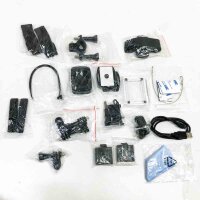AKASO Action cam 4K/60fps /Action Kamera 20MP WiFi mit Touchscreen EIS 40M unterwasserkamera V50 Elite mit 8X Zoom Sprachsteuerung Fernbedienung Zubehör Kit Sportkamera (V50 Elite)
