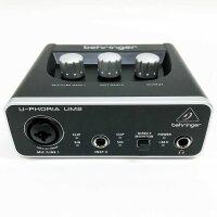 Behringer UM2 Audiophile 2x2 USB-Audio-Schnittstelle mit Xenyx Mikrofonvorverstärker, ohne OVP