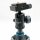 Koolehaoda portable mini-tripod aluminum alloy desktop-tripod height 20 inch / 51 cm, with 360-degree ball head and bag, suitable for SLR cameras, camcorder. Pay load up to 5kg (blue)