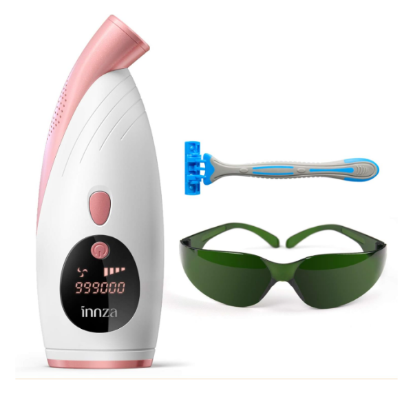 IPL hair removal device, permanent devices, hair removal, 999,000 light pulses, painless, long-lasting for women and men, body, face, bikini zone, armpits, home use