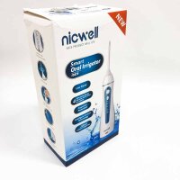 Wasser-Zahnseide für Zähne schnurlos – Nicwell Munddusche Dental, DIY Modi Elektrische Zahnseide mit 5 Strahlspitzen, IPX7 wasserdichte Wasserseide, USB aufgeladen Verwendung für Reisen