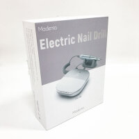 Madenia Electric Nail Maser TouchPro Gelnail 35000 U Min Profi Nagelfeile Electric Manicure Pedicure Set Art Nail, with HD digital display, including 6x bits, gray ...