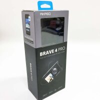 AKASO Action Cam 4K 20MP WiFi 40M Unterwasserkamera Ultra HD Touchscreen 170 ° Einstellbar Weitwinkel, EIS Stabilisierung, 5X Zoom, 2.4G Fernbedienung und 2 Akkus 1350mAh- Brave 4 Pro (Grau), ohne Halterungen