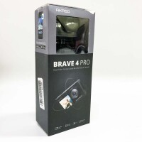 AKASO Action Cam 4K 20MP WiFi 40M Unterwasserkamera Ultra HD Touchscreen 170 ° Einstellbar Weitwinkel, EIS Stabilisierung, 5X Zoom, 2.4G Fernbedienung und 2 Akkus 1350mAh- Brave 4 Pro (Grau), ohne Halterungen