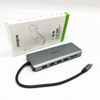 DockingStation Dual Monitor Triple Display C Adapter for...