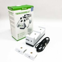 SnakeByte Xbox One Twin: Charge X - White -...