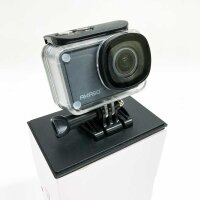 AKASO Action Cam 4K 30FPS Action Kamera 20MP WiFi mit Touchscreen EIS 40M unterwasserkamera mit Sprachsteuerung Fernbedienung Zubehör Kit Sportkamera (V50 Pro), Kratzer am wasserfestem Gehäuse