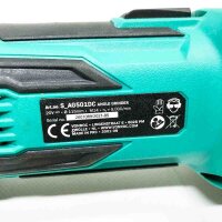 VONROC battery angle grinder VPOWER 20V, 2.0AH - 115mm - complete set with battery, quick charger, side handle and storage bag, without saw blades