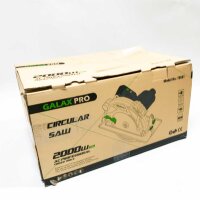 Handkreissäge, GALAX PRO Professional Kreissäge 2000W 5000RPM mit Laser maximale Schnitttiefe 85mm (90°) und 56mm (45°), (40T 235mm) Klinge zum Schneiden von Holz, Kunststoff, Weichmetall, ohne Sägeblätter
