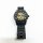 A alps men watch automatic watch mechanical skeleton glass floor Roman numbers diamond dial waterproof black men wristwatch with stainless steel bracelet