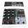 BOMGE 4-Kanal 16 DSP Echo DJ Audio Sound Mixer Interface Mischpult Karaoke mit MP3 USB Bluetooth Stereo Record (04D-Weiß)