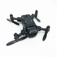 Kidomo Mini foldable drone with 1080p camera for children and FPV WiFi Live over-the-art, RC Mini Quadcopter with LED lights and one key start/landing, headless mode, 3D flips, 2 battery long flight time F02