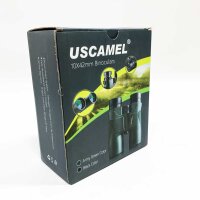 USCAMEL Fernglas 10x42 Wasserdicht Metallische Spiegelkörper Grüner Film Hohe Binoculars