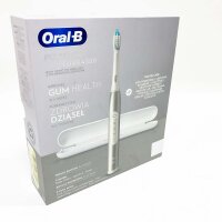 Oral-B Pulsonic Slim Luxe 4500 Elektrische Schallzahnbürste/Electric Toothbrush, 2 Aufsteckbürsten, 3 Putzmodi für Zahnpflege und gesundes Zahnfleisch, Reiseetui, platin, ohne Bürsten