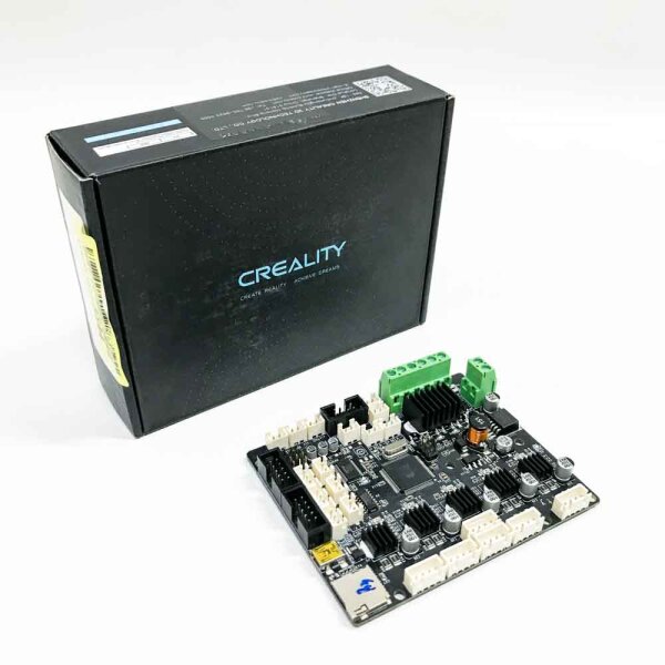 CREALITY improved ending 5 plus silent mainboard with TMC2208 driver, tailor-made V2.2 Super Quiet Mute Motherboard for CR-10S/ CR-10 S5/ CR-X/ CR-X/ CR-20/ CR-20 Pro 3D -Printer