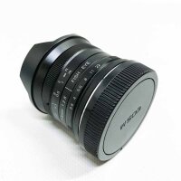 Risespray 7,5 mm F2.8 APS-C Weitwinkel manueller Fokus Fischaugenobjektiv für Spiegellose EF-M EOSM Kamera