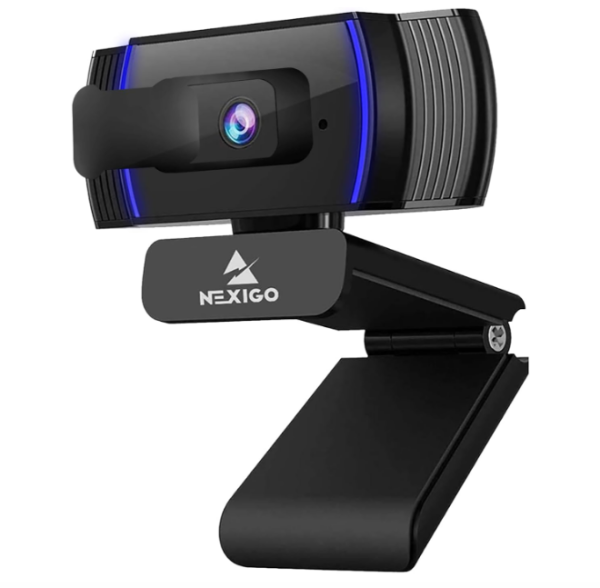 NexiGo N930AF Autofocus 1080P Webcam with Software, Stereo Microphone and Cover, USB Computer Web Camera, for Streaming Online Courses, Compatible with Zoom/Skype/Teams, PC Mac Laptop Desktop