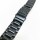 Fullmosa stainless steel watch strap, metal watch straps with quick release suitable for men and women, 20 mm black