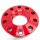 Pindex Spurverbreiterung 20mm Spurplatten LK 5×120mm Mittenloch 72.6mm Aluminum Wheel Spacers 2 Stücke Rot, eine Verbreiterung verkratzt