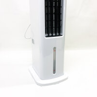 Mobile air conditioning air cooler with water cooling oscillating air conditioning quiet fan 70W stand fan tower fan 3 wind -like evaporative coolers with remote control | 12h Timer 3l Wasser tank
