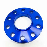 Pindex lane expansion 5 × 120mm spacer slices: 4 pieces of lane plates. 15mm or 20mm from a wheel spacer with screws blue