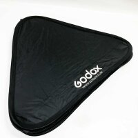 Godox 80x80 collapsible universal softbox with S-flash holder for the adjustable alignment of Flash Bowens mounting accessories (SFUV8080)