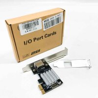 PCIe 3.1 1x auf 2.5 Gigabit ETHERNET 10 1000 1G 2.5G RJ45...