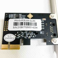 PCIe 3.1 1x auf 2.5 Gigabit ETHERNET 10 1000 1G 2.5G RJ45 Chipsatz Intel I225-V High Low Profile