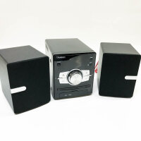 Kompaktanlage HiFi Anlage CD Player - Stereoanlage mit Bluetooth, UKW Radio, USB, AUX-in, Großes LED-Display und Knopf, Fernbedienung