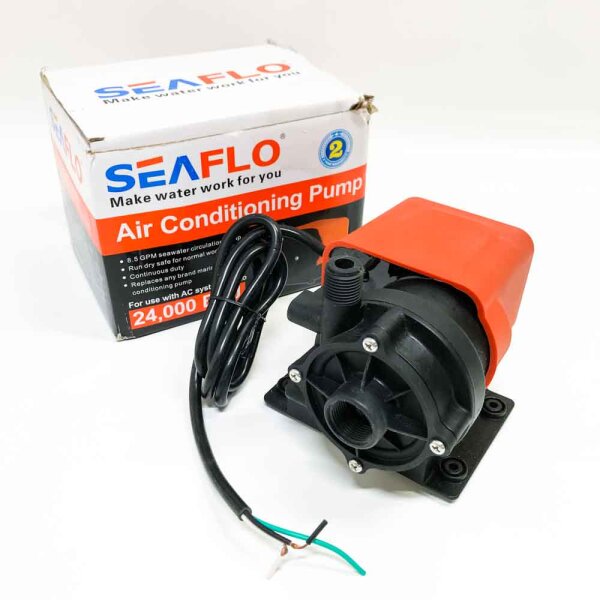 Seaflo 31 LPM (500 GPH) Marine air conditioning seawater circulation pump, 230 volts