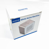 RENPHO Soundmaschine, Weißes Rauschen Maschine für schlafendes, Erwachsene mit beruhigenden Klängen & Memory Timer Funktion, Privatsphäre Geräuschdämpfung für Büro, tragbar für Reisen Zuhause